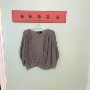 Light weight gray shrug